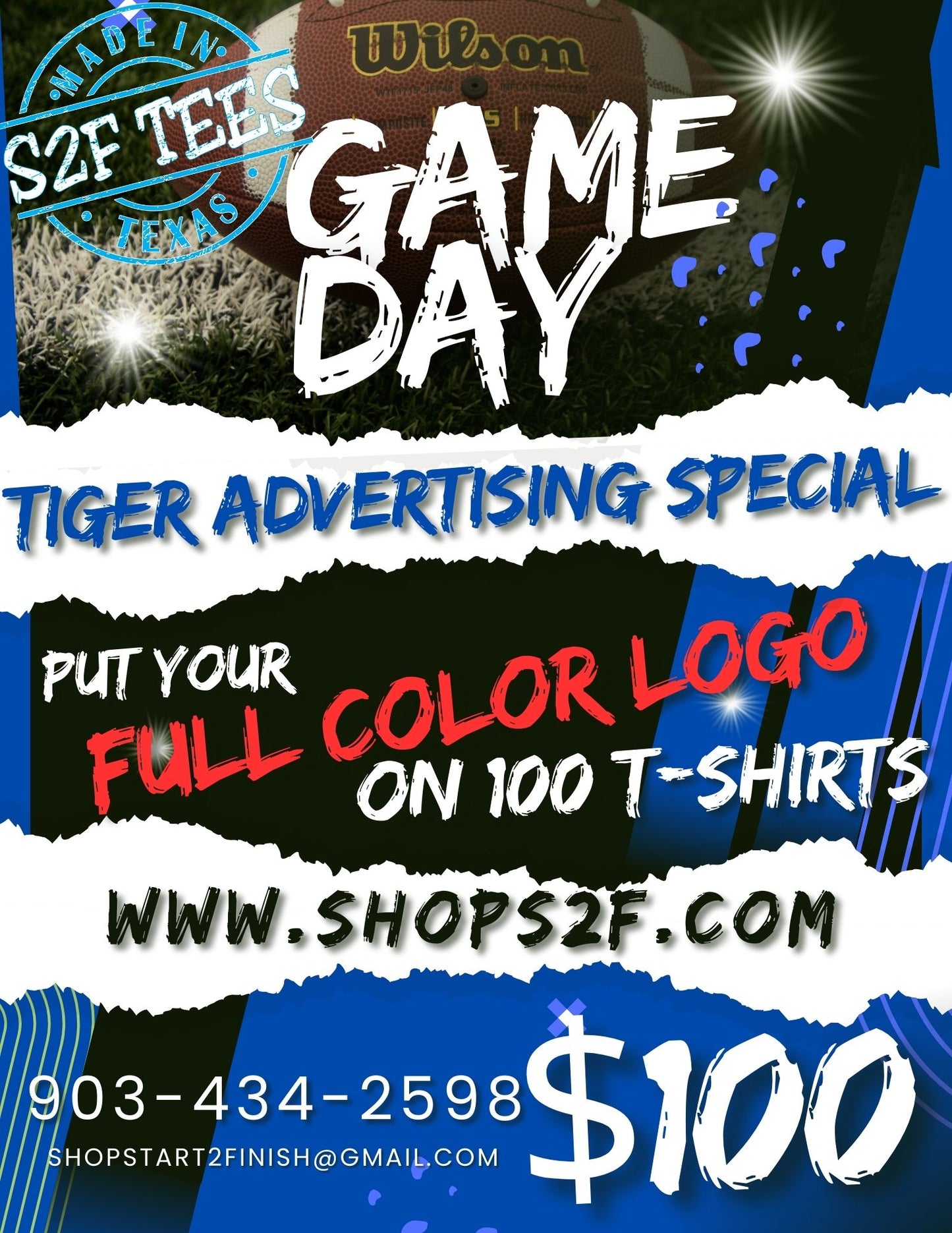 Tiger Tees Advertising Promotion