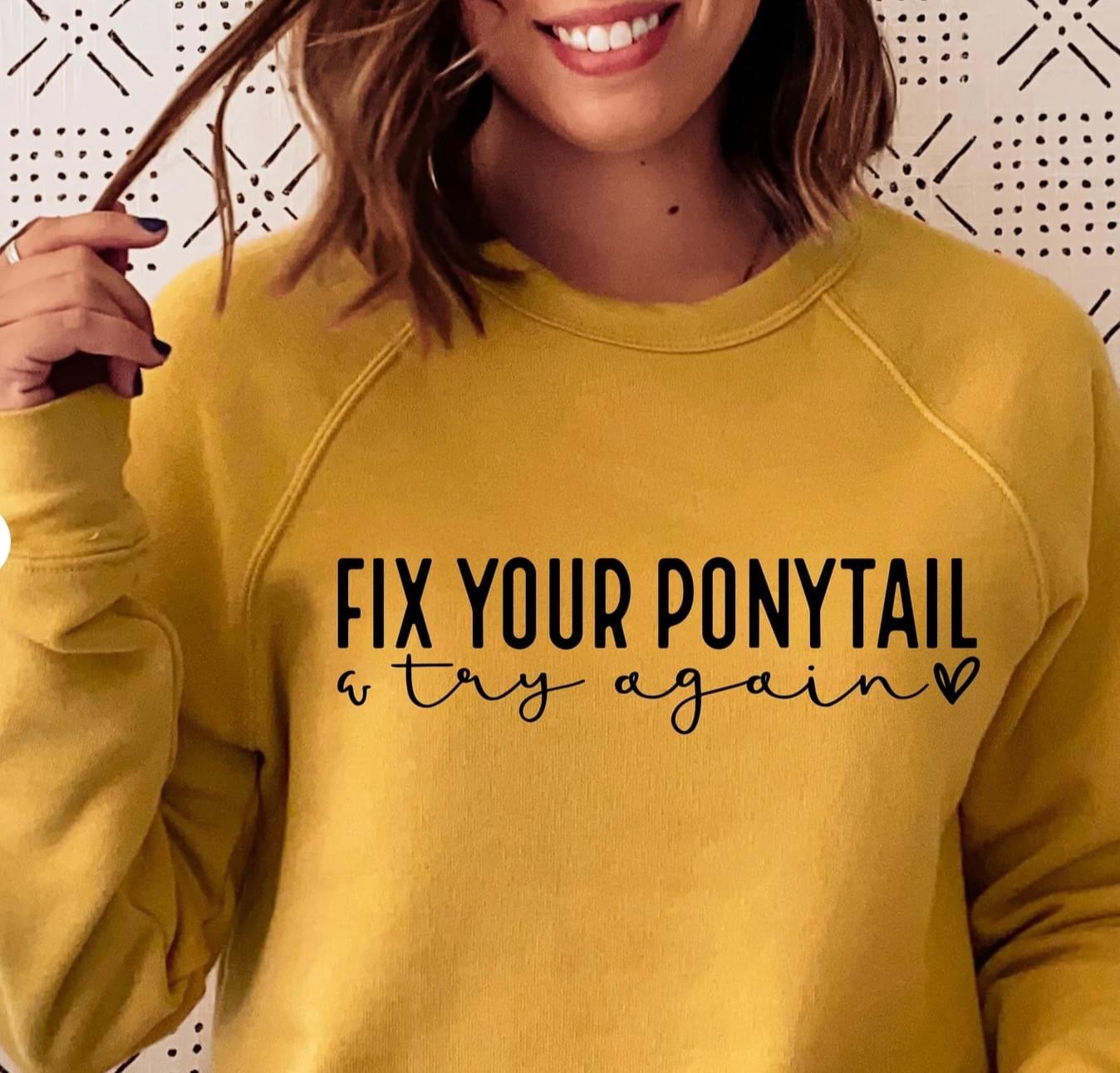 351-fix your ponytail