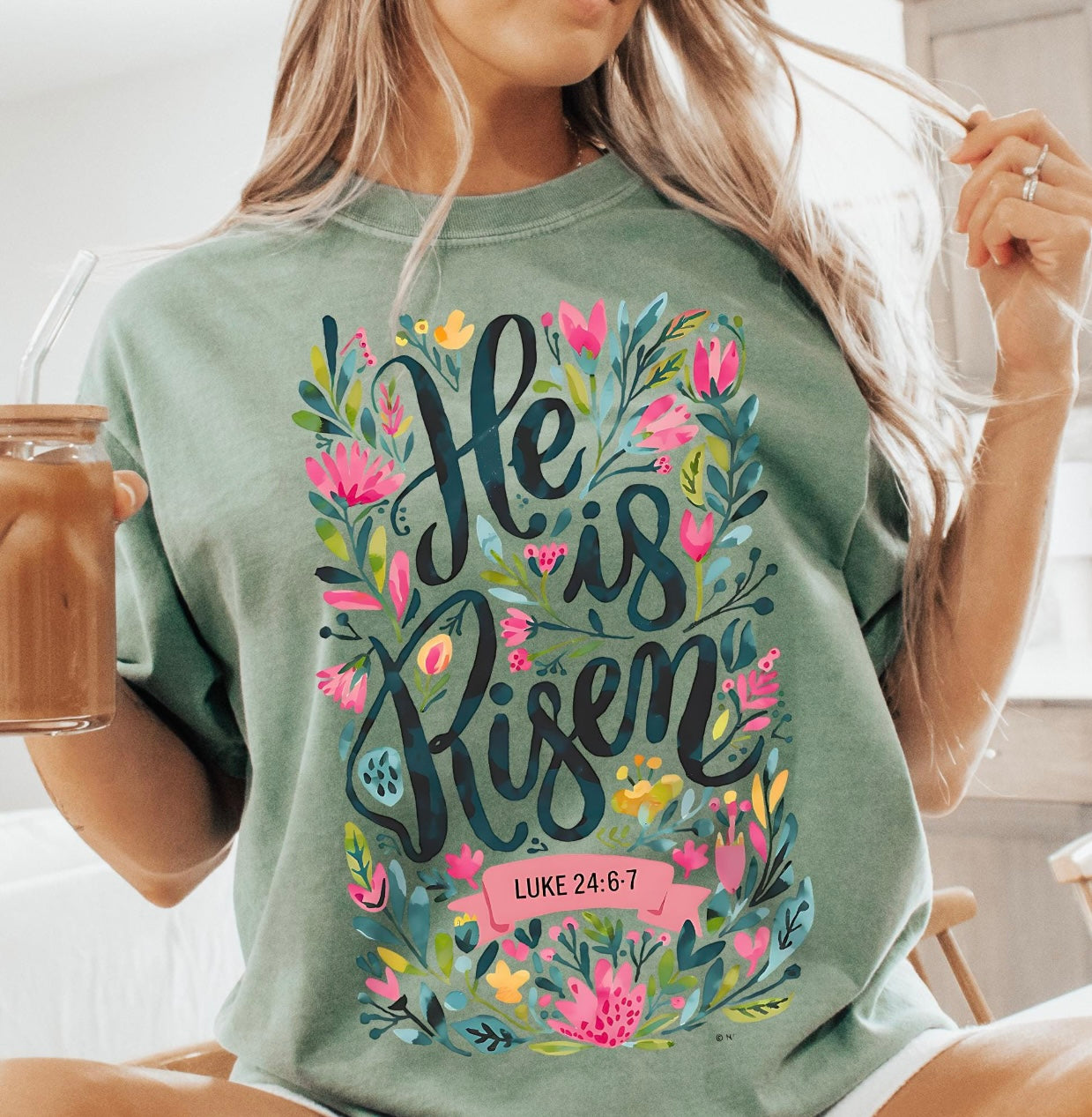 114 He is Risen -Green (TRF-1532)