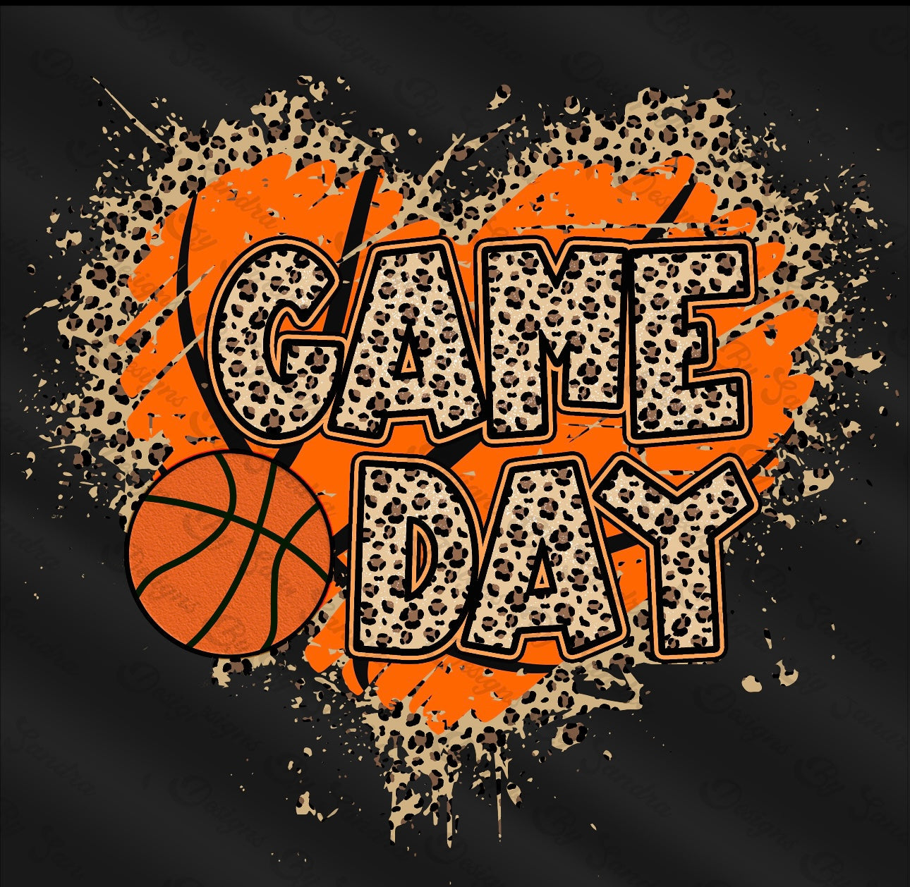 TRANSFER - Game Day Heart Splat