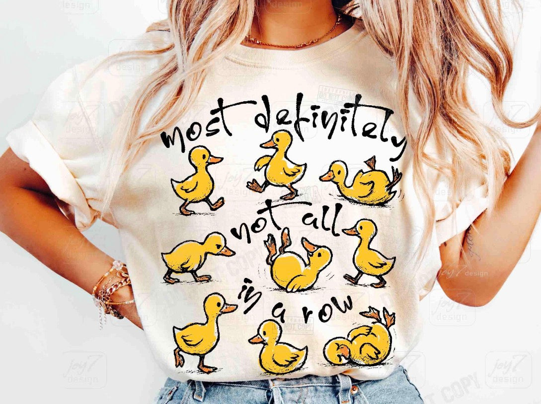 292-Ducks not in a row