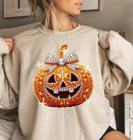 TRANSFER - Blinged Out Pumpkin