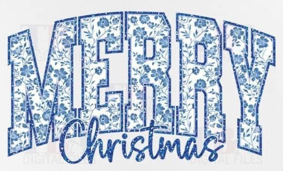 Blue Merry Christmas (TRF-5603)