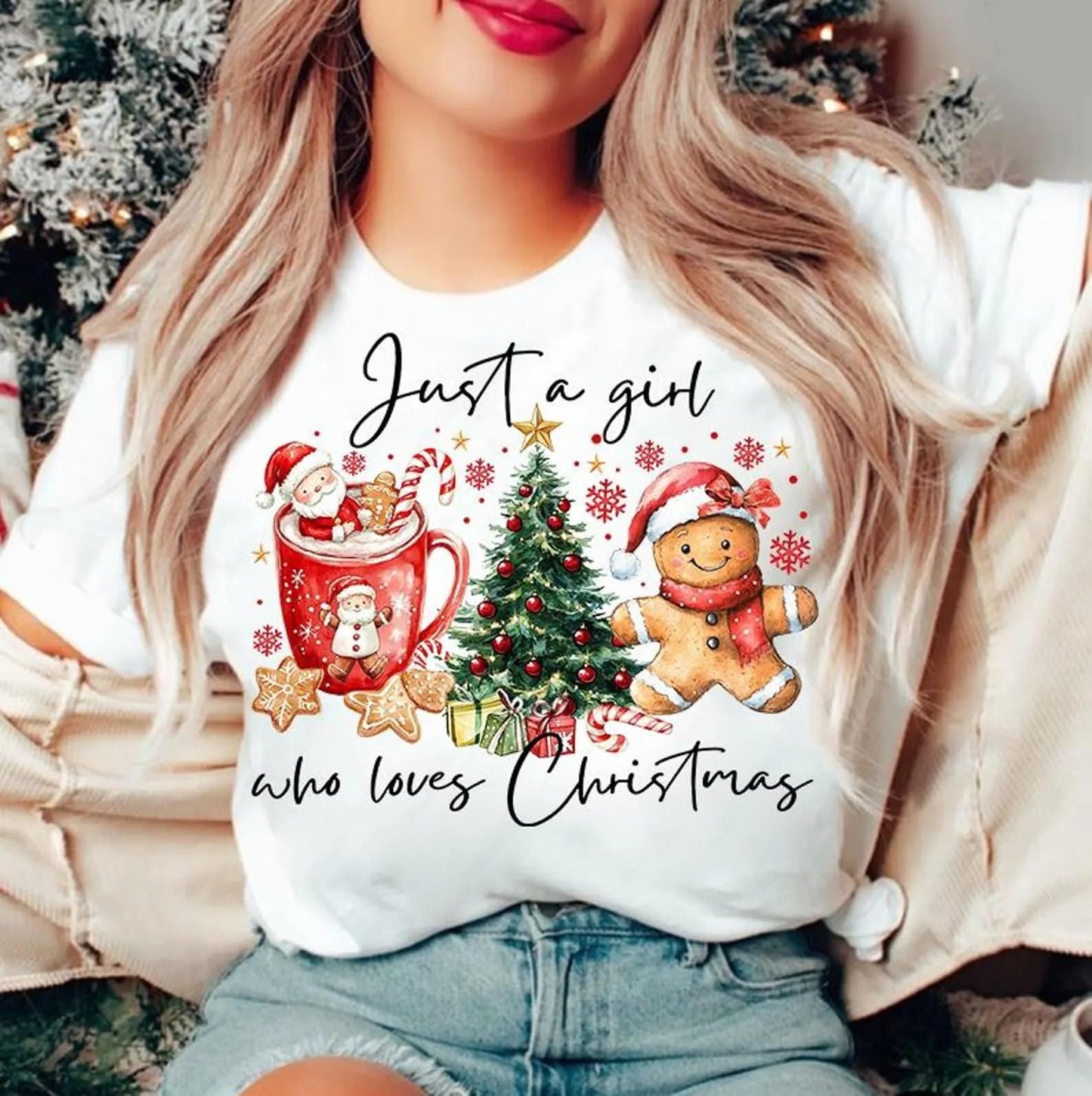 Just a Girl who loves Christmas (TRF-5599)