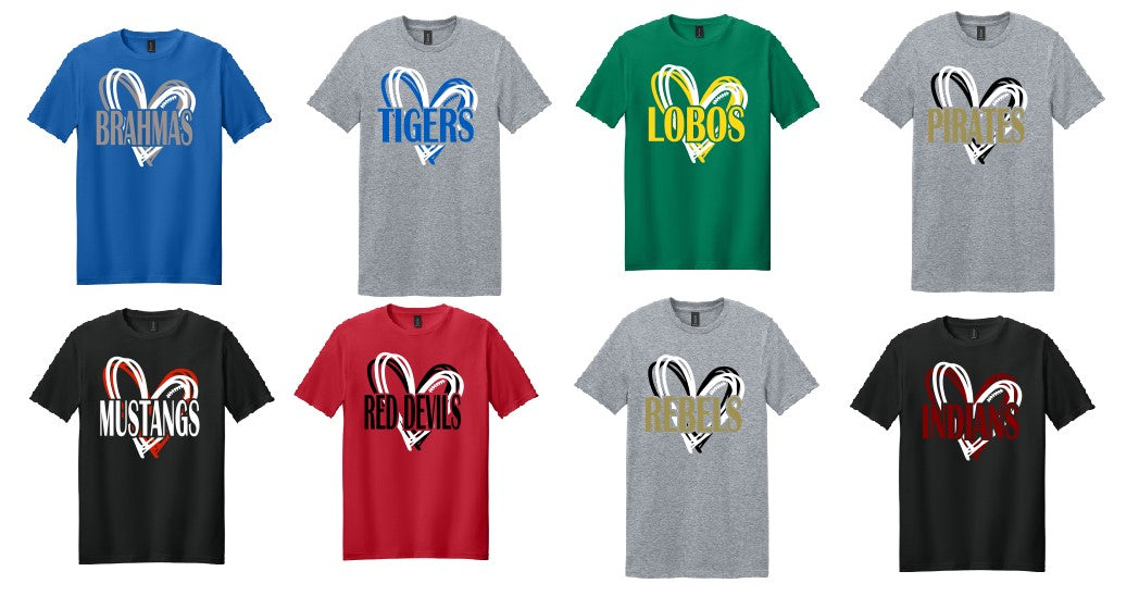 Mascot Football Heart (TRF-7885)