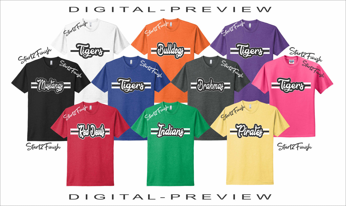 TRANSFER - Mascot Stripes