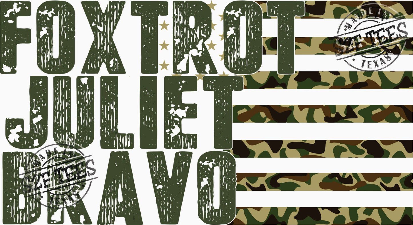 TRANSFER - Foxtrot Juliet Bravo Flag