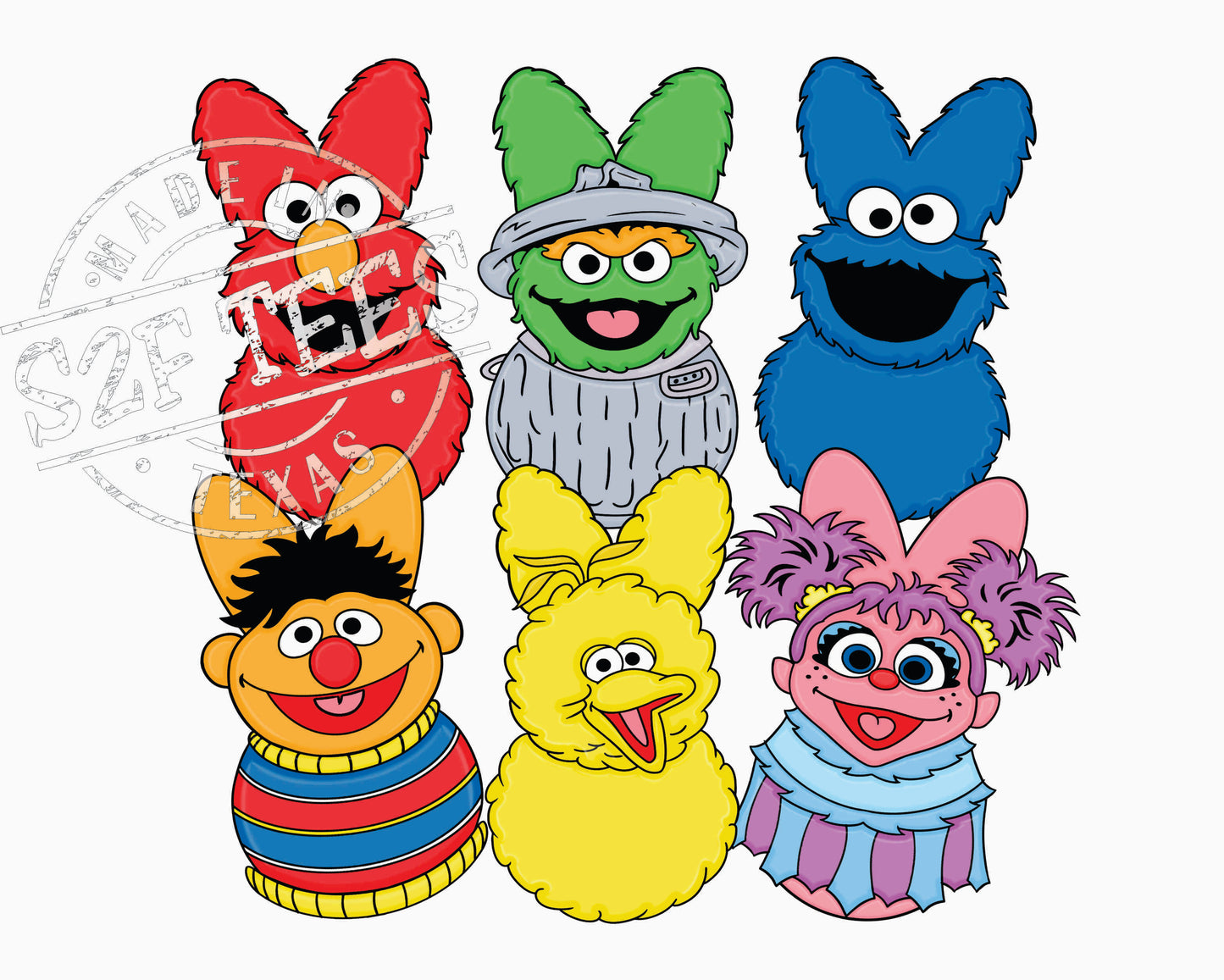 Chillin with my Peeps Sesame Street 4 (TRF-9487)