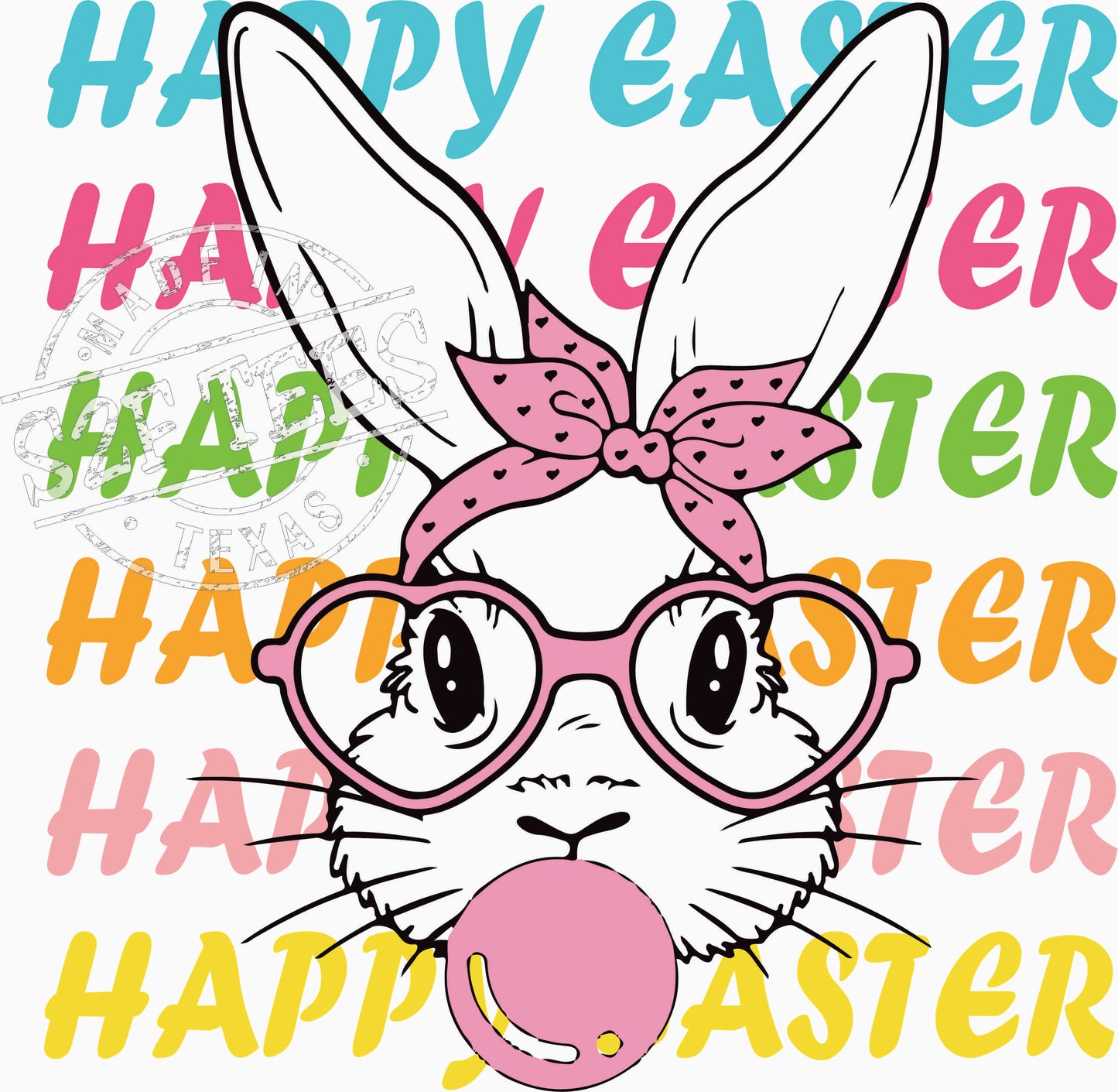 Happy Easter 9 Bunny (TRF-9465)