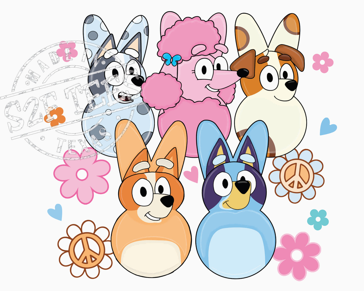 Chillin with my PEEPS Bluey 4 (TRF-9491)