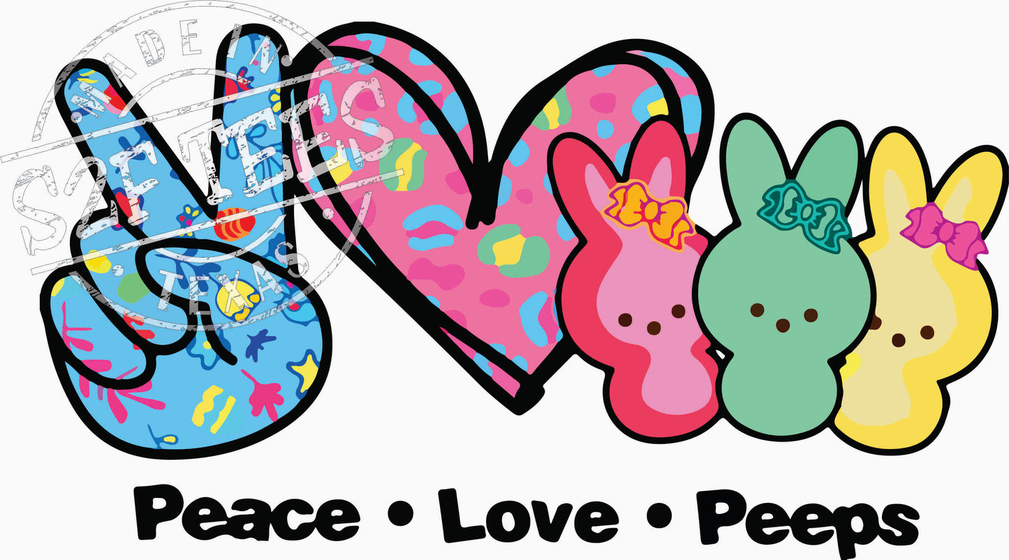 Peace Love PEEPS (TRF-9448)