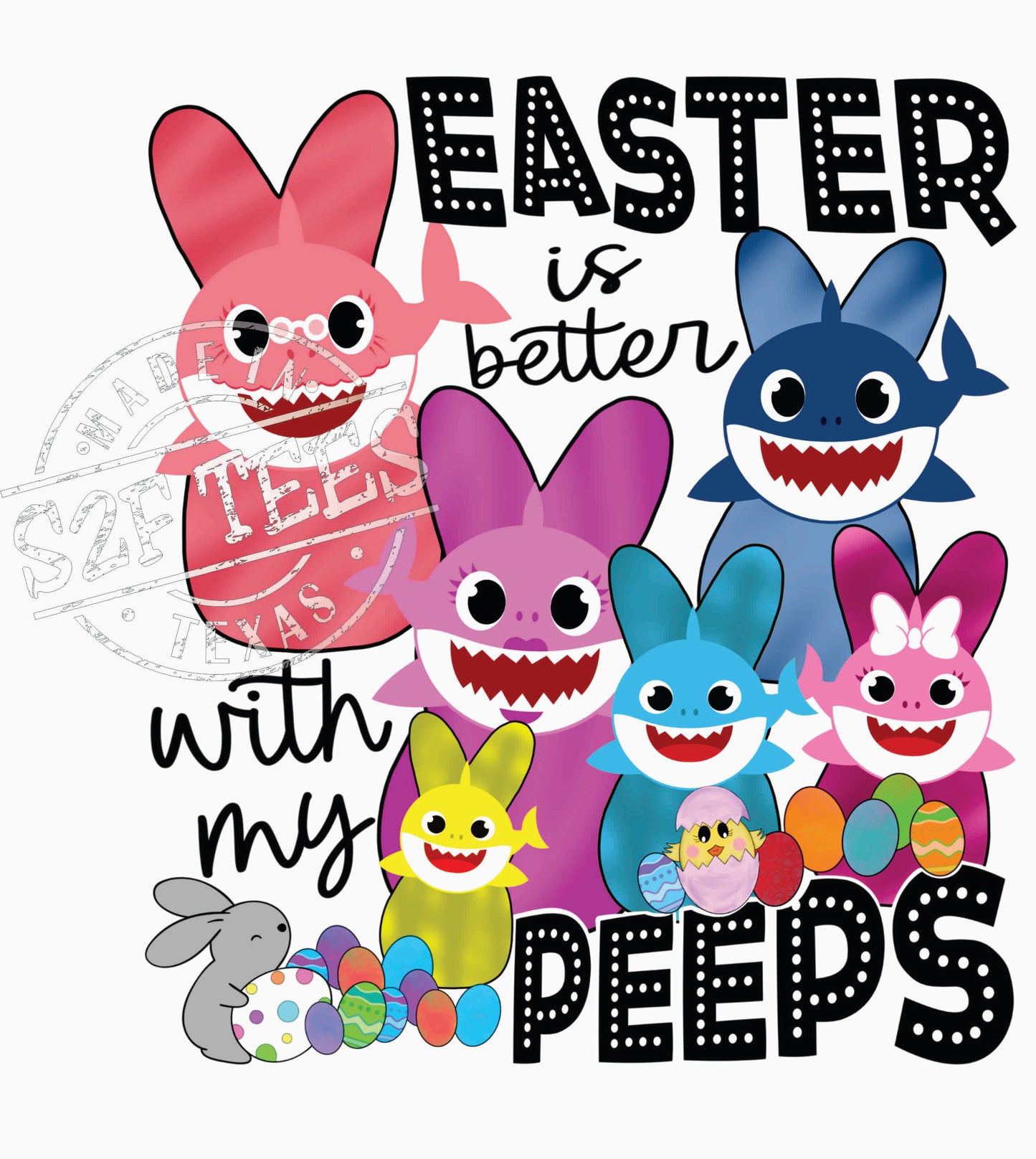 Chillin with my PEEPS Baby Shark (TRF-9481)