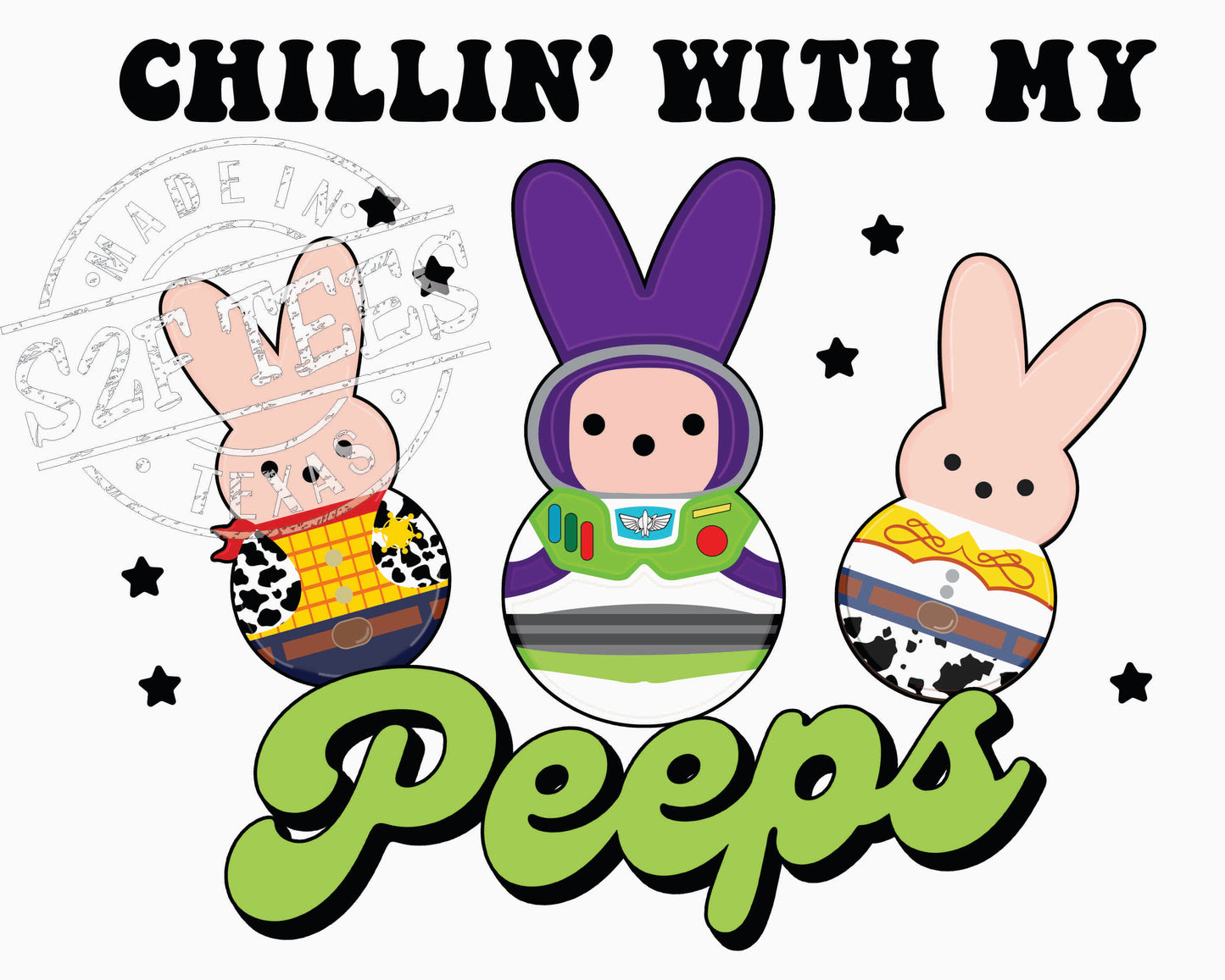 Chillin with my PEEPS Toy Story (TRF-9497)
