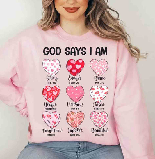 God Says I am hearts