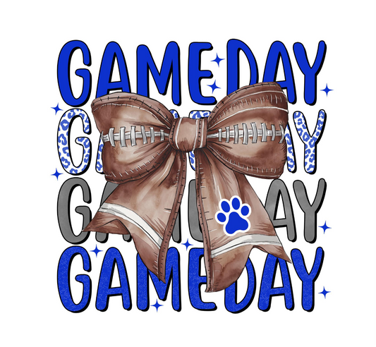 Game Day Tiger Paw Bow