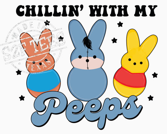 TRANSFER - Chillin with my PEEPS Winnie the Pooh