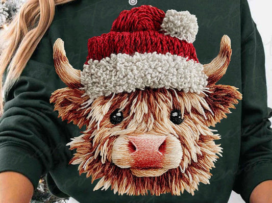 283-Mini Christmas Cow