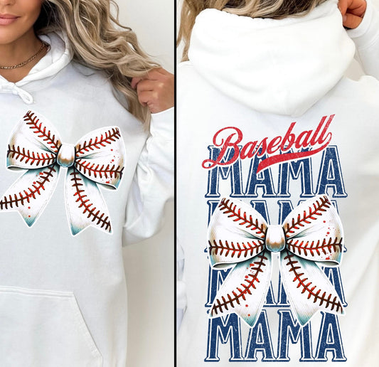 TRANSFER - 039 Baseball Mama Bow