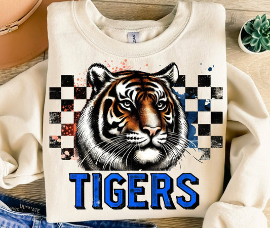 TRANSFER - Tigers- Checkered