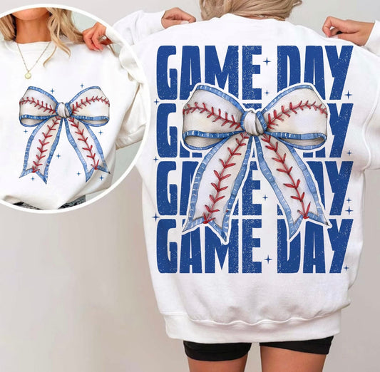 Game Day-Baseball Bow