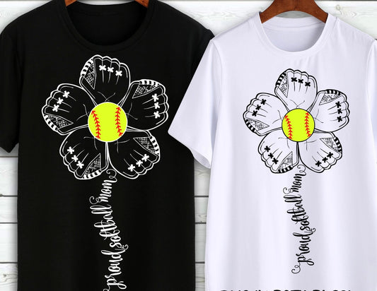 Softball Flower