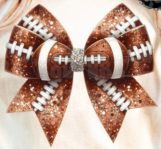 Glistening Football Bow 2.0