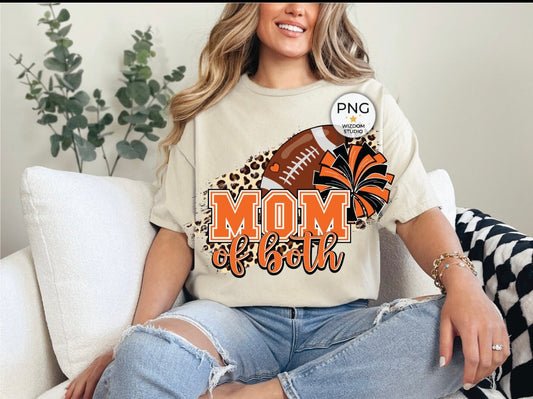 Mom of Both -School Colors