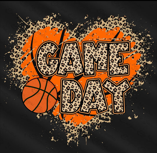 TRANSFER - Game Day Heart Splat