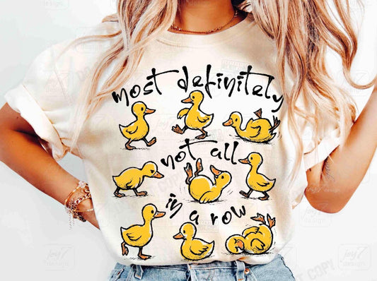 292-Ducks not in a row