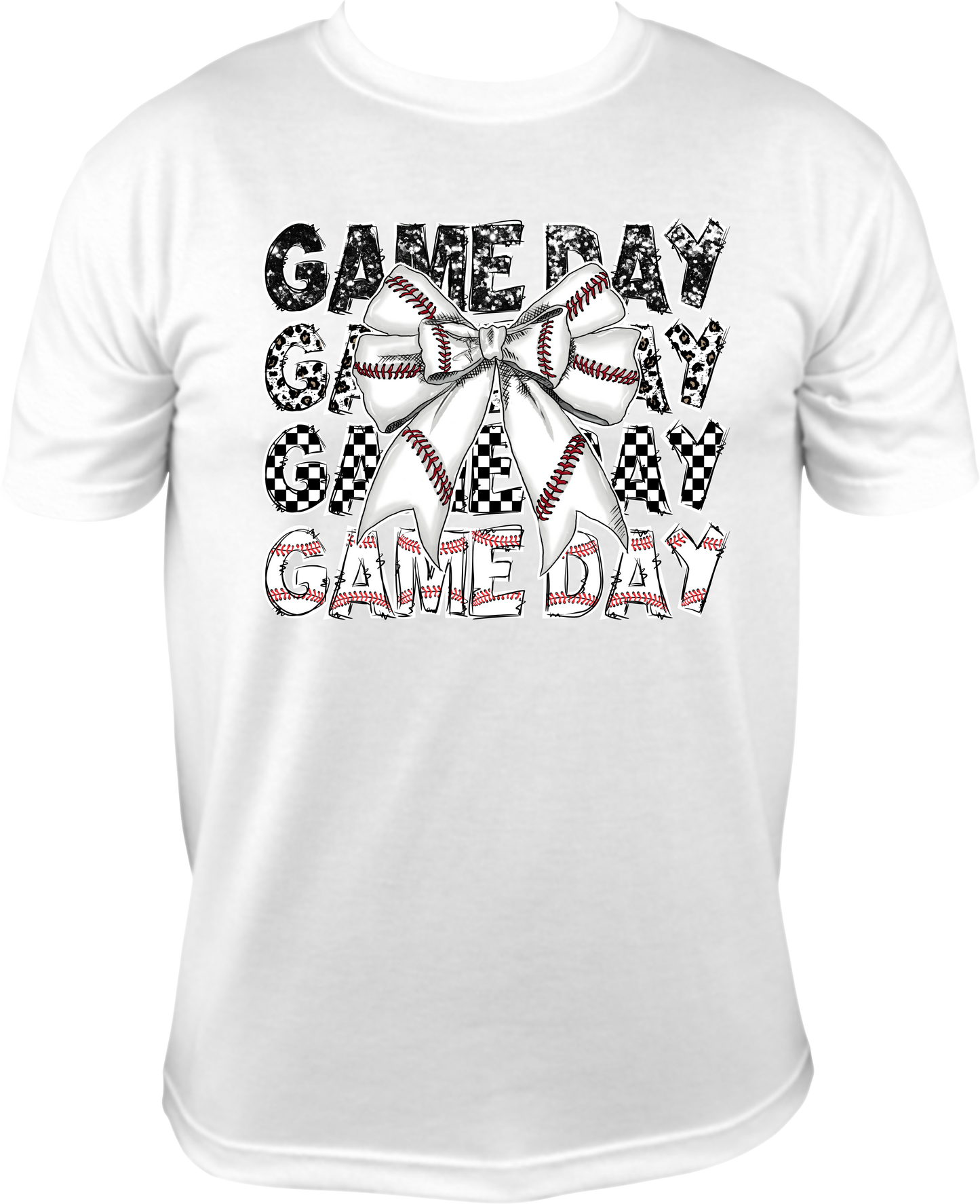 036 Game Day Baseball Bow