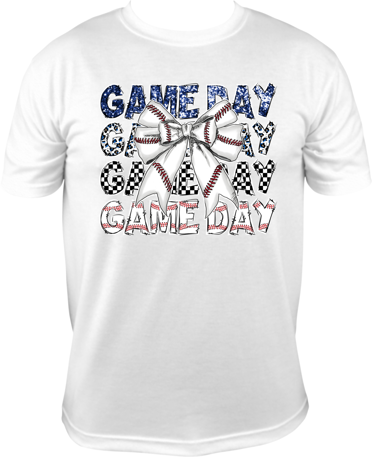 036 Game Day Baseball Bow