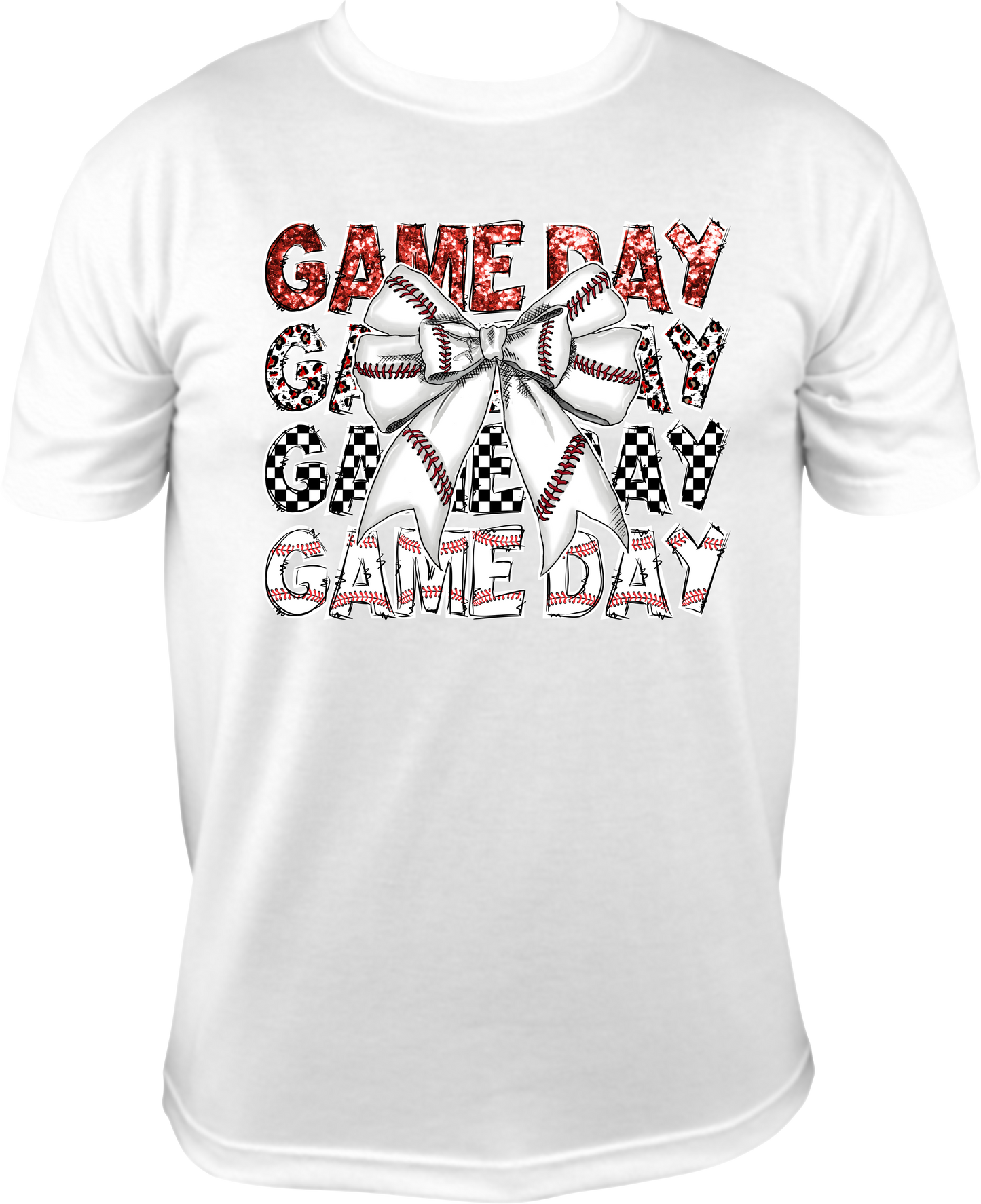 036 Game Day Baseball Bow