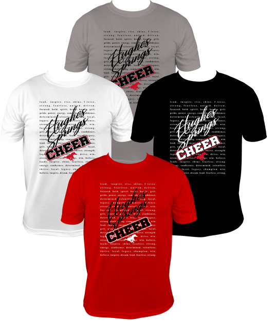 Hughes Springs Cheer Fundraiser Tees