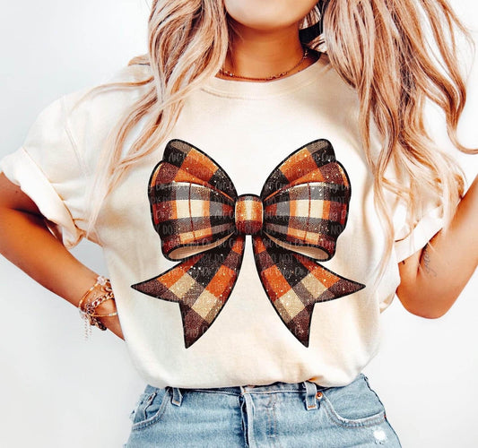 TRANSFER - Plaid Bow