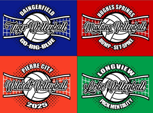 217 mascot volleyball half tone net