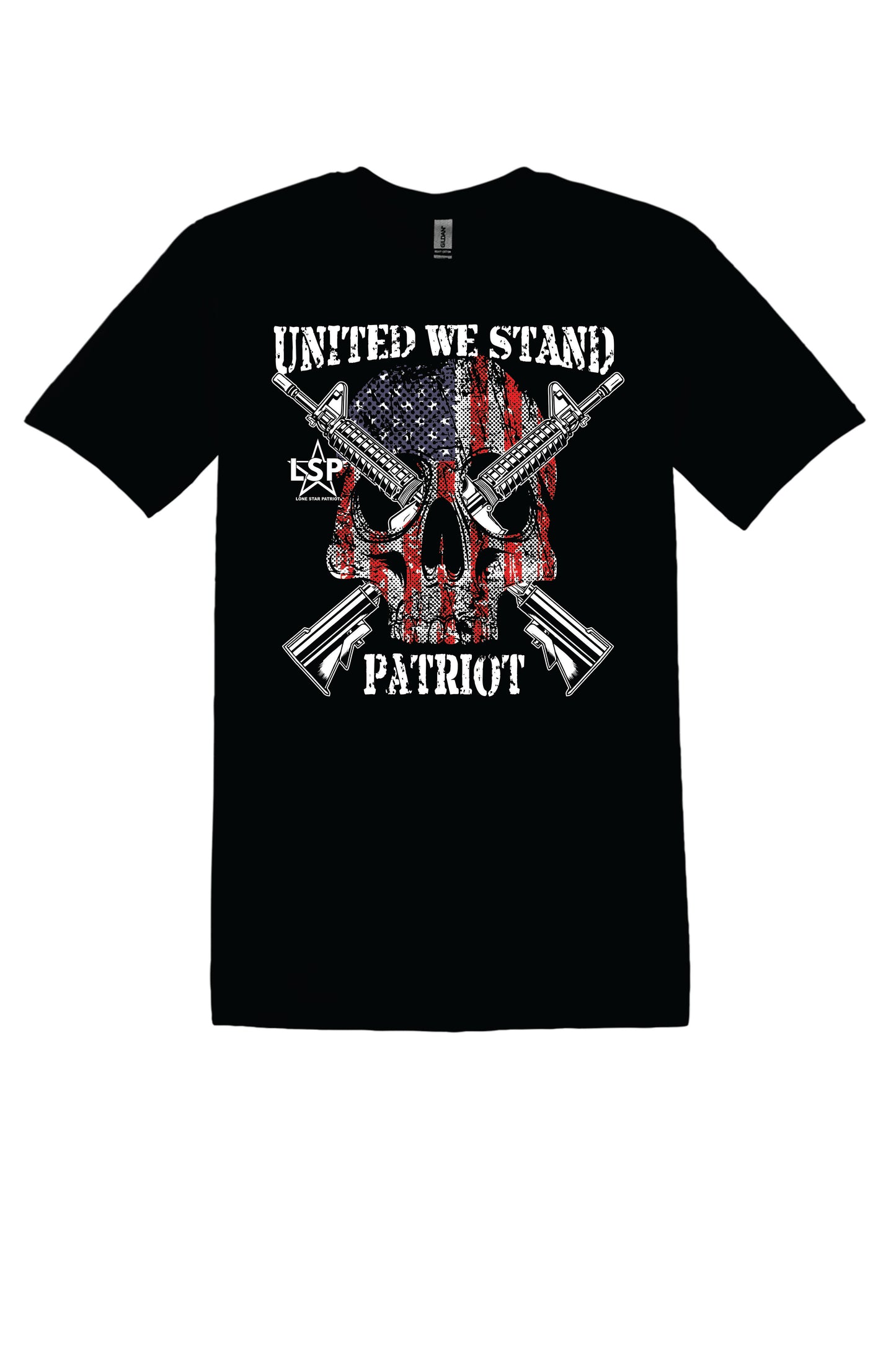 United We Stand - LSP American Skull with AR15s