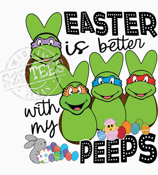 TRANSFER - Chillin with my PEEPS Ninja Turtles