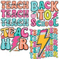 Back to School Teacher DTF Pack (10 Prints)