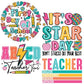 Back to School Teacher DTF Pack (10 Prints)