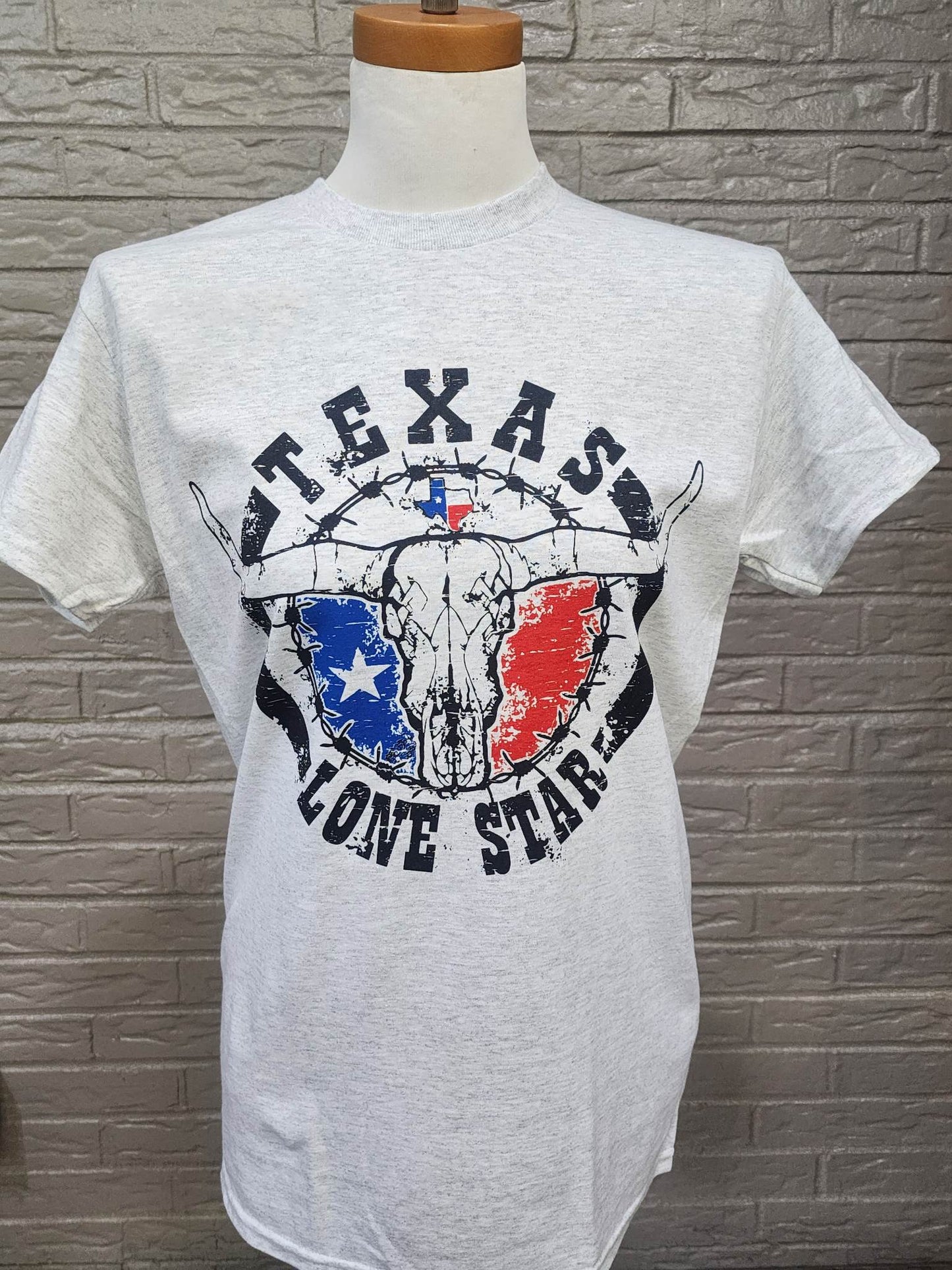 Texas Lone Star State Bull Skull