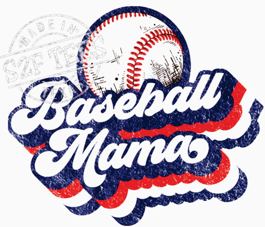 Baseball Mama Retro