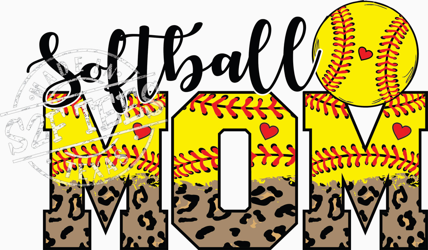 Cheetah Softball Mom